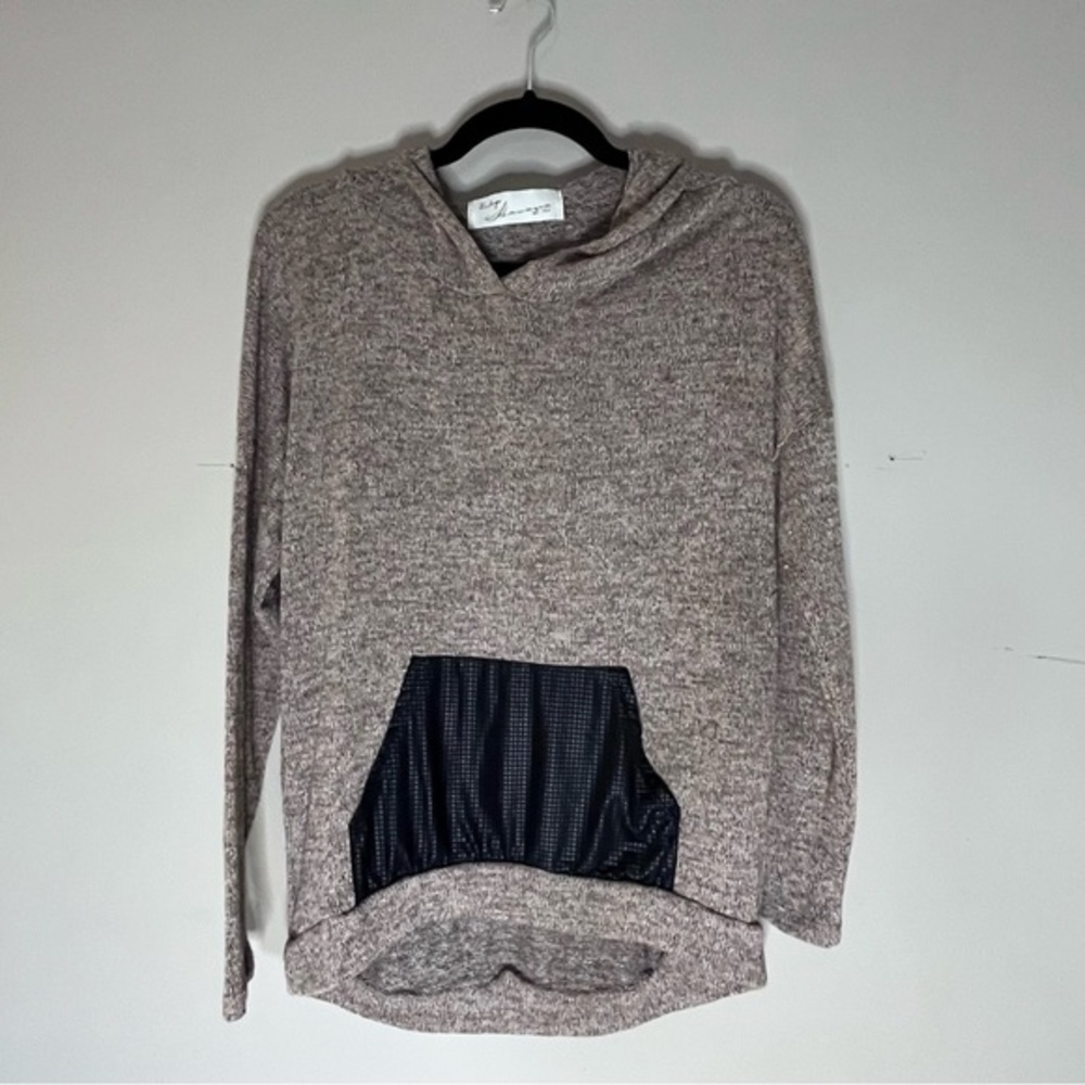 Vintage Havana Hooded Sweater with front pocket detail Size M